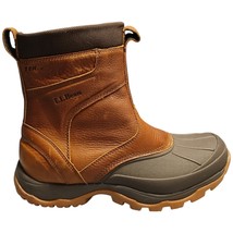 L.L. Bean Storm Chaser Snow Boots Mens US 9.5M TEK 2.5 Primaloft Side Zi... - $59.49