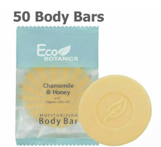 ECO Botanics 50 Chamomile Honey Organic OliveOil Moisturizing BODY Bar Soap (50) - $28.01
