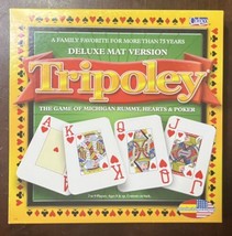 TRIPOLEY Board Game Deluxe Mat Version By Cadaco 100% Complete & Excellent Cnd. - $22.05