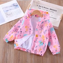 2022 Autumn New Girls Fashion Jacket   Forest Pink Girl Coat Windbreaker Hoodie  - £60.35 GBP