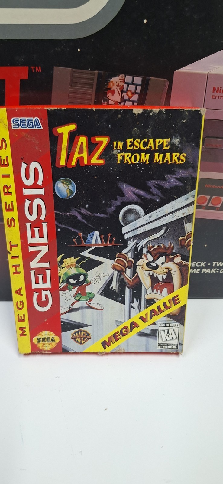 Vintage TAZ Escape From Mars Sega Genesis Authentic Untested Game  Item image 2