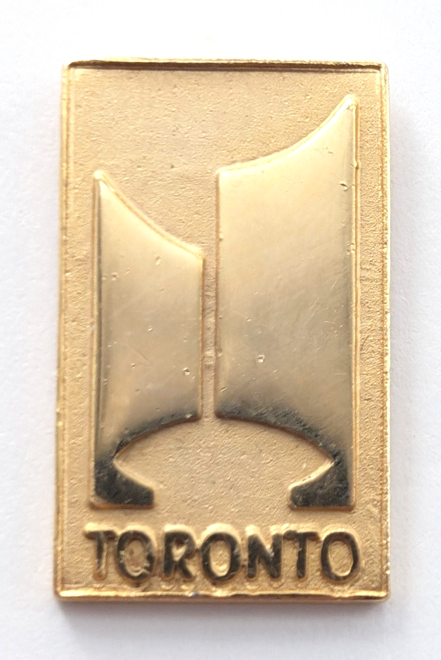 Toronto Pin Toronto Canada Stylized City Hall Building Logo Gold Tone Pin Travel ...