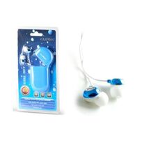 CLiPtec Bubble Deep Base Noise Isolating Earphones with Carry Case - Blue  - $16.00