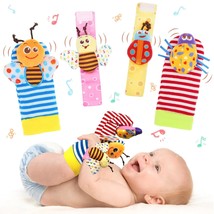 Bloobloomax Baby Rattles Toys for 0-12 Month, Infant Girl Boy Toys for Babies 3- - £11.31 GBP