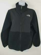 The North Face Black Fleece Softshell Girls Zip Up Jacket Size XL 18 - £29.04 GBP
