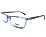 Dolce Und Gabbana Brille Rahmen DG1215 1769 Klar Blau Horn Silber 50-16-135 - $46.25