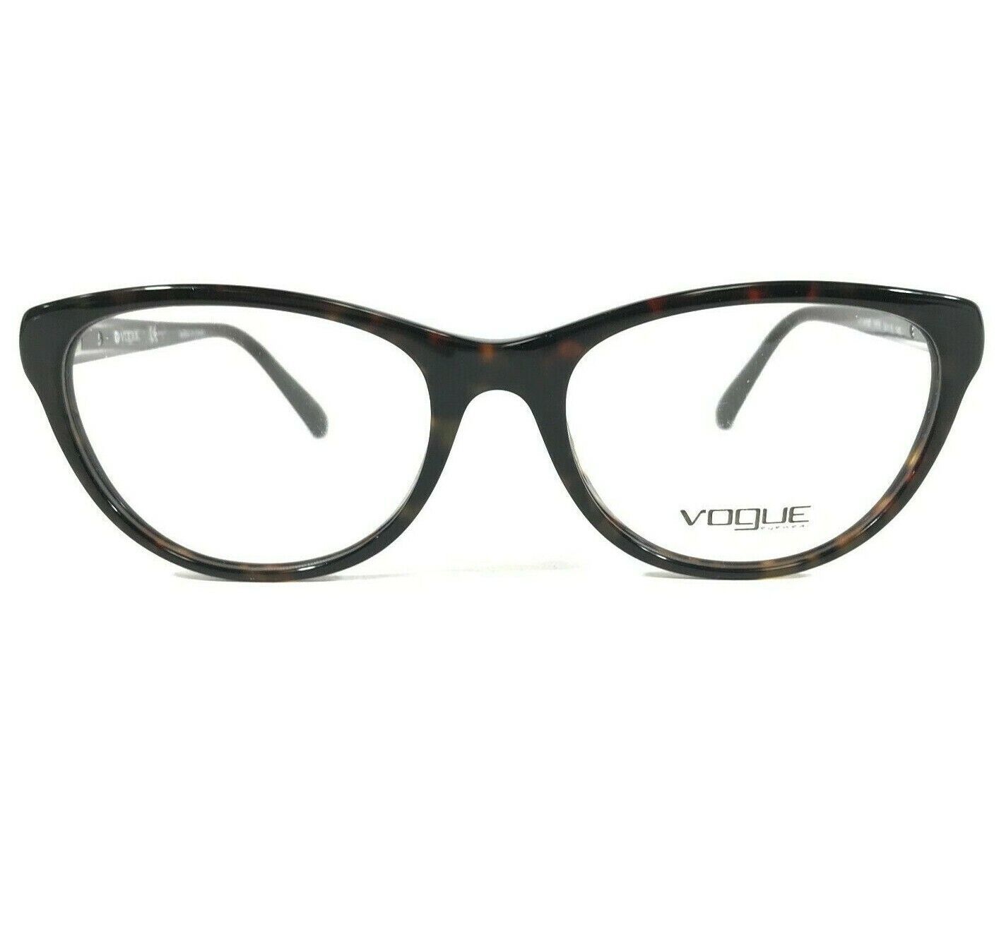 Vogue Eyeglasses Frames VO2938B W656 Tortoise Cat Eye Rhinestones 54-18-140 - $50.28