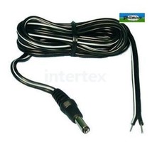 25 pack tc258 philmore tc258b coaxial plug power cord 5.5mm x 2.5mm 18 awg 6ft.  - £71.66 GBP