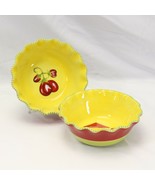 Temptations Cucina Salad Bowls 7&quot; Lot of 2 - €13,41 EUR