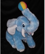 Elko USA Inc Plush Elephant Circus Blue Stuffed Animal Beach Ball Nose V... - $34.79 CAD