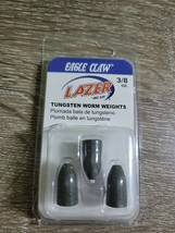Eagle Claw Lazer  Tungsten Worm Weight -  3/8oz. Green Pumpkin - 3 per pack - £6.28 GBP