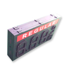 12&quot; Double sided LED Gas Price Sign with complete aluminum Cabinet - $1,584.00