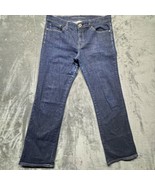 Banana Republic Jeans 34x31 Bootcut Blue Denim Dark Wash  - $34.17 CAD