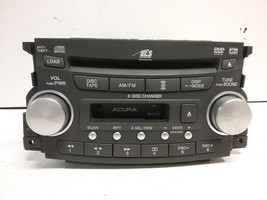 04 05 06 Acura TL 6 disc CD DVD cassette radio receiver XM 39100-SEP-A411 OEM - £77.57 GBP