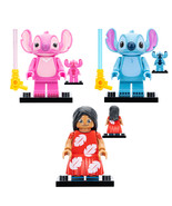 3pcs Disney Lilo and Stitch Angel Minifigures Minifigs Toy Gift - $9.99