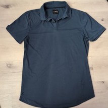 X Cuts Polo Mens Medium Blueish Type Color Short Sleeve XCuts Polo Curve... - $25.74