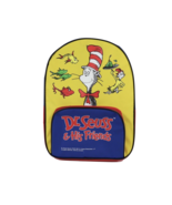 Vintage 90s Dr Seuss Cat in the Hat Spell Out Color Block Mini Backpack ... - £29.47 GBP