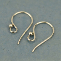 Sterling Silver Ear Hook - Simple with Ball 16x9mm - $217.01 MXN