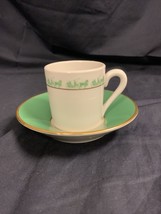Mayer China Co Demitasse Teacup and Saucer Restaurant Ware Horse and Carriage - £10.91 GBP