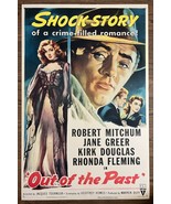 OUT OF THE PAST (1947) Film-Noir Robert Mitchum, Jane Greer, Kirk Dougla... - £941.47 GBP