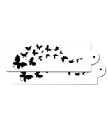 Cake decorating Airbrush Icing Frosting Fondant Stencils Butterflies 7Mi... - $11.94 CAD