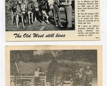 Orville Ewing Pritchett Colorado Touring Menagerie Postcard &amp; Advertisin... - $11.88