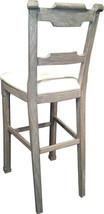 Bar Stool Trade Winds Harborton Riverwash White Gray Mahogany Frame Mindi - £785.56 GBP