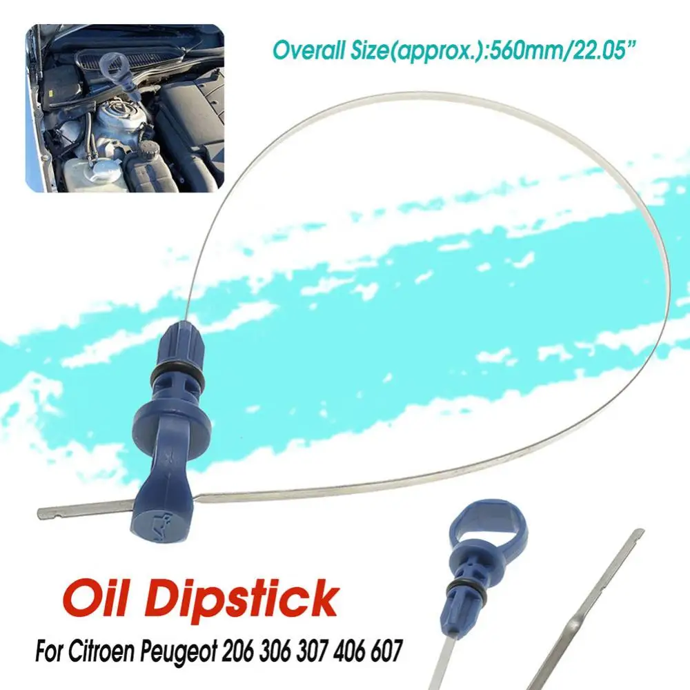 Hot Sale Car Engine Oil Dip Stick for Citroen C5 Peugeot 206 306 307 406 607 - - £13.89 GBP