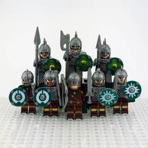 The Lord Of The Rings Rohan army Rohirrim Warrior Royal Guard 8pcs Minifigures - £13.69 GBP