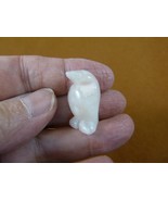 (Y-PEN-510a) little 1&quot; tan white Agate PENGUIN ice baby bird gemstone FI... - €7,64 EUR