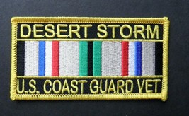Operation Desert Storm Uscg Coast Guard Veteran Embroidered Patch 4 X 2 Inches - £4.50 GBP