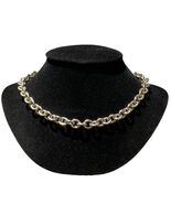 Vintage Sterling Silver 925 Rolo Links Necklace 67.2 Grams 17.5” - $325.00