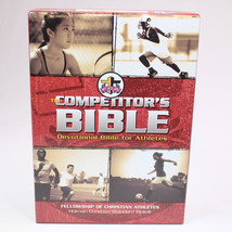 The Competitor&#39;s Bible Devotional Bible For Athletes FCA Leather Touch NLT New - £17.37 GBP