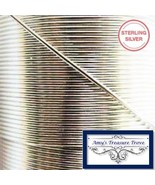 Sterling Silver .935 Wire 21 Gauge Half Hard Round Argentium - $7.79 CAD+