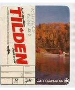 Air Canada Ticket Jacket Ticket &amp; Boarding Pass Northern Fishing - £15.64 GBP