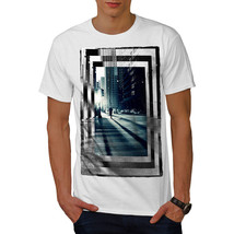 Wellcoda Night Street City Mens T-shirt, Sunset Graphic Design Printed Tee - £16.92 GBP+