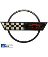 C4 Corvette Gas Fuel Lid Emblem Cross Flag Official GM Restoration Part ... - £35.50 GBP