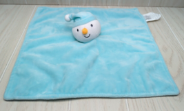 Koala Baby Aqua Blue Snowman Security Blanket Lovey Babies or Toys R Us - £7.94 GBP