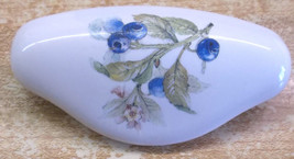 Ceramic Cabinet Drawer Pull Blueberries @Pretty@ Blue Berrys - £6.62 GBP