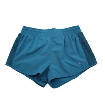 MPG Shorts Womens XS Green Hot Pants Elastic Waist Mesh Stretch Drawstring - £14.63 GBP