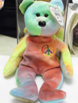 Ty Beanie Baby Peace #NO Tush, Mint Tag w/Tag Protector, Tag Error #PB422 - £26.14 GBP