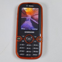 Samsung Gravity 2 SGH-T469 Orange/Black Keyboard Slide Phone (T-Mobile) - £47.96 GBP