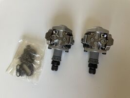 Shimano PD M515 V1AN pair of SPD pedals Left &amp; Right Mountain Bike Clips... - $25.49