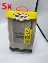 5x Griffin LG Aristo 2 Plus Survivor CLEAR Case Impact Protection - Ultra Slim - £7.32 GBP