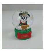 2005 Disney Mickey Mouse Mini Water Globe Collectible Christmas Decoration - $9.43 CAD