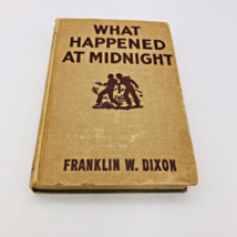 What Happened at Midnight by Franklin W. Dixon HC Hardy Boys Mystery Stories #10 - £15.25 GBP