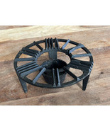 Vintage MCM Pyrex Cast Iron Clock Face Roman Numeral Carafe Dish Warmer - €12,10 EUR
