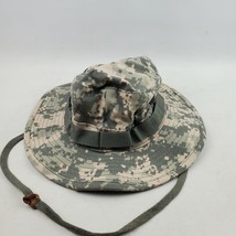 Military Digital Camouflage Boonie Hat Cap BDU Hot Weather Sun Hat Sz 6.5 - £9.10 GBP