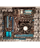 ASUS F1A55-M LX PLUS Micro ATX Motherboard w/ AMD FM1 A4-3400 CPU, Backp... - $52.10