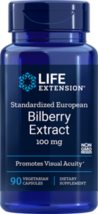 MAKE OFFER! 2 Pack Life Extension Standardized European Bilberry Extract 90 caps image 1